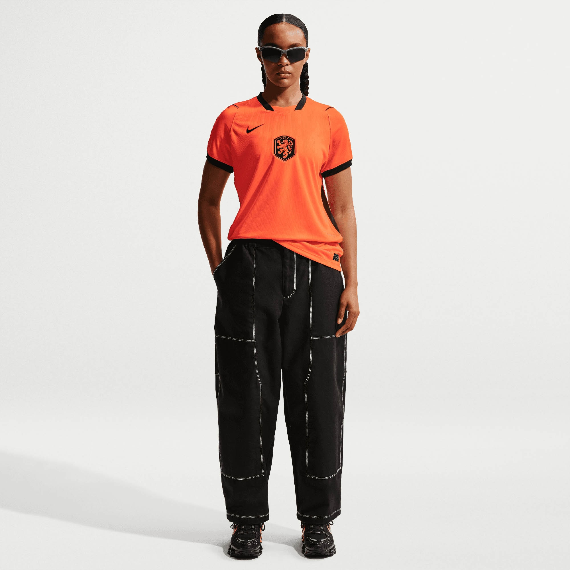 [SJH] Netherlands National Team Women's 2026 Home Stadium Replica Jersey - Orange