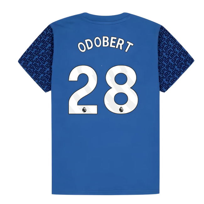 2025-2026 Tottenham Shirt (Blue) - Kids (Odobert 28) (Blue)