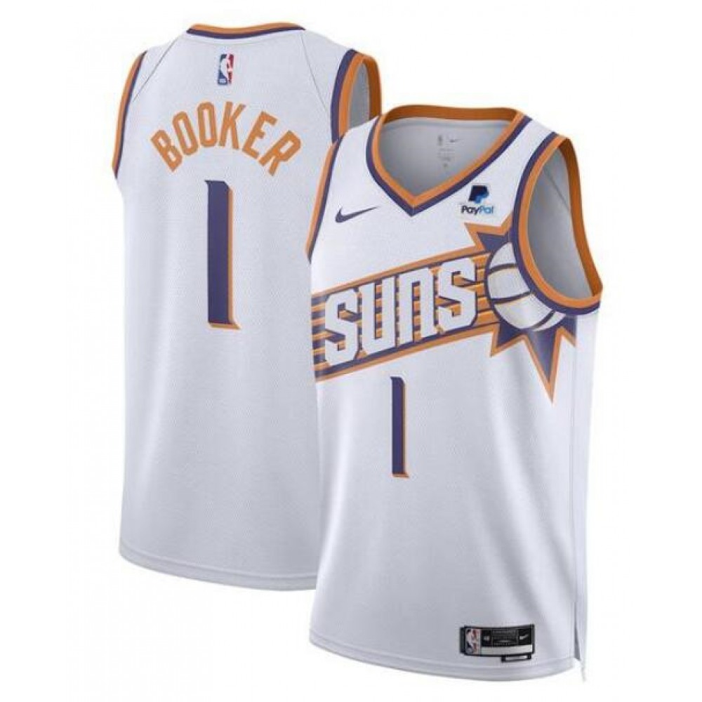 Fan Favorite High-Quality Men's Suns #1 Devin White Basketball Jersey