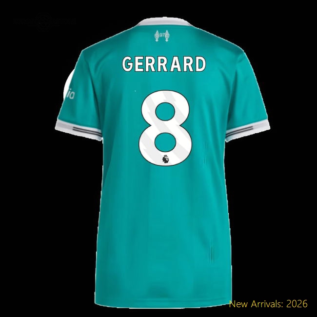 Premium Womens Liverpool Gerrard Jersey 2025-2026 Stretchy