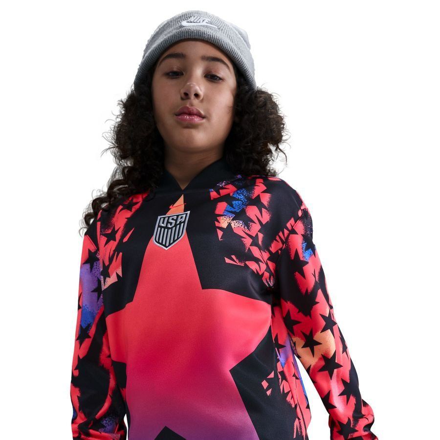USA Goalkeeper Shirt Hollywood Goalkeepers - Bright Crimson/Black Kids