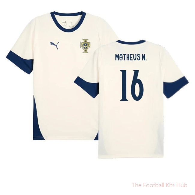 2025-2026 Portugal Training Jersey (Sugared Almond) (Matheus N. 16)