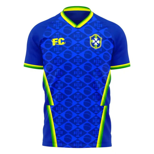 Limited Edition Limited Quality Brazil Away Unique Shirt (ZICO 10)