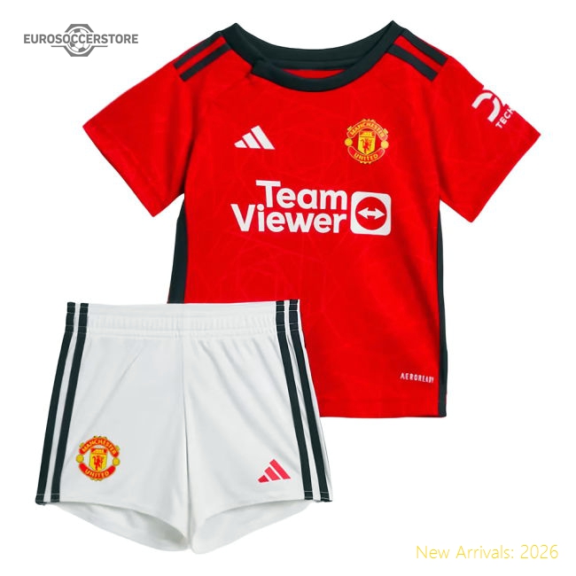 2023-2024 Man Utd Home Baby Kit (beckham 7) - Authentic Design