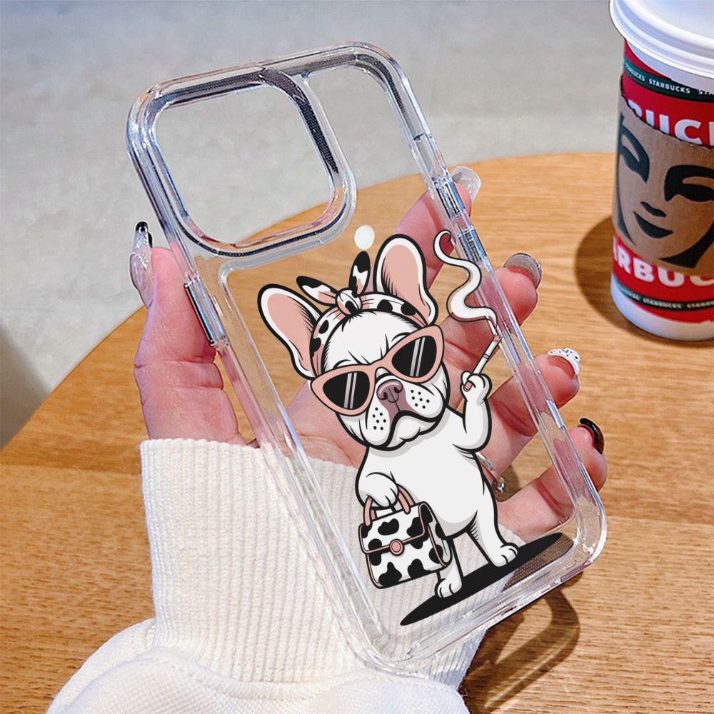 French Bulldog Roxy Clear Silicone Phone Case For Iphone, Samsung &