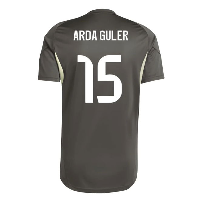 2025-2026 Real Madrid Training Jersey (Utility Grey) (Arda Guler 15)