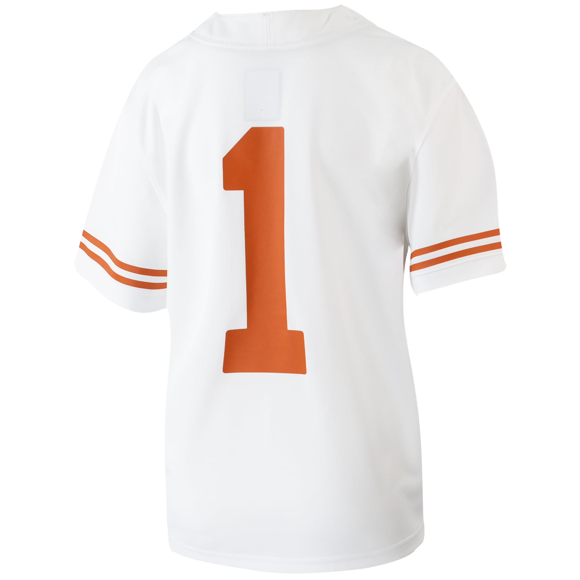 Youth #1 White Texas Longhorns Football Jersey