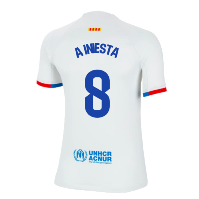 2023-2024 Barca Alternate Jersey (kids) (a Iniesta 8) - Unique Style