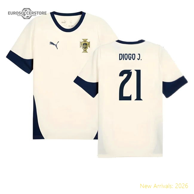 2025-2026 Xxl Adults Jersey Portugal Training Sugared Almond Diogo J. 21