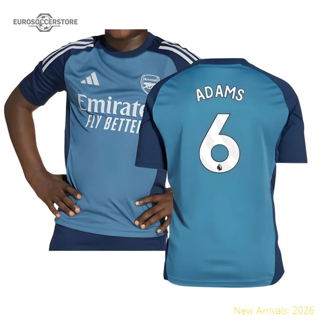 2025-2026 Arsenal Training Shirt (Blanch Blue) - Kids (Adams 6)