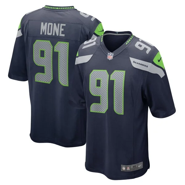 Top-Grade SEA Seahawks Game Jersey - Navy | NFL Fan Apparel | NFL Foot