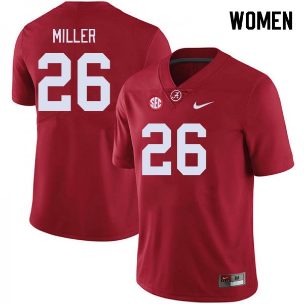 Women Alabama Crimson Tide #26 Jam Miller Official Jersey