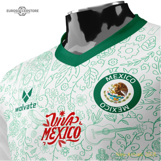 Mexico National Teams Heritage Football Jersey (Wolvate) Adult Short