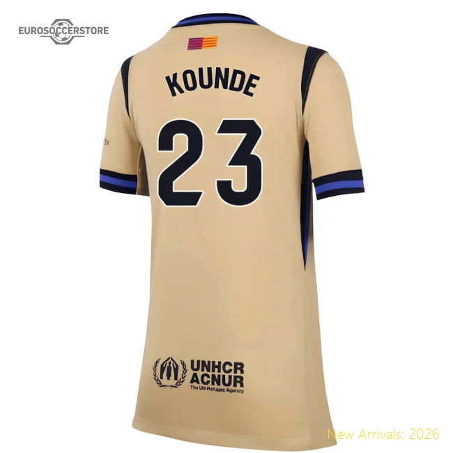 First-class 2025-2026 Barca Alternate Jersey (kids) (kounde 23)