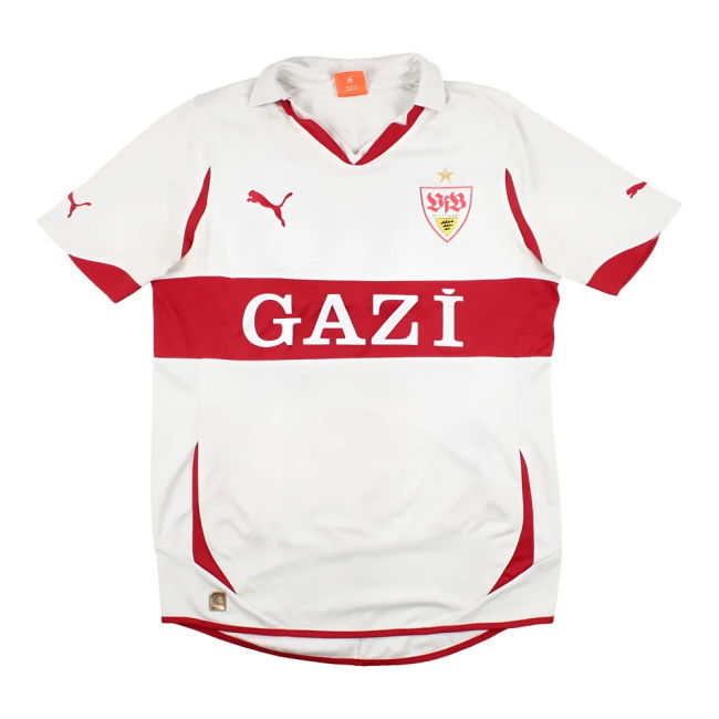 2010-11 Stuttgart Home Shirt (Hajnal #28) Stretch Fabric