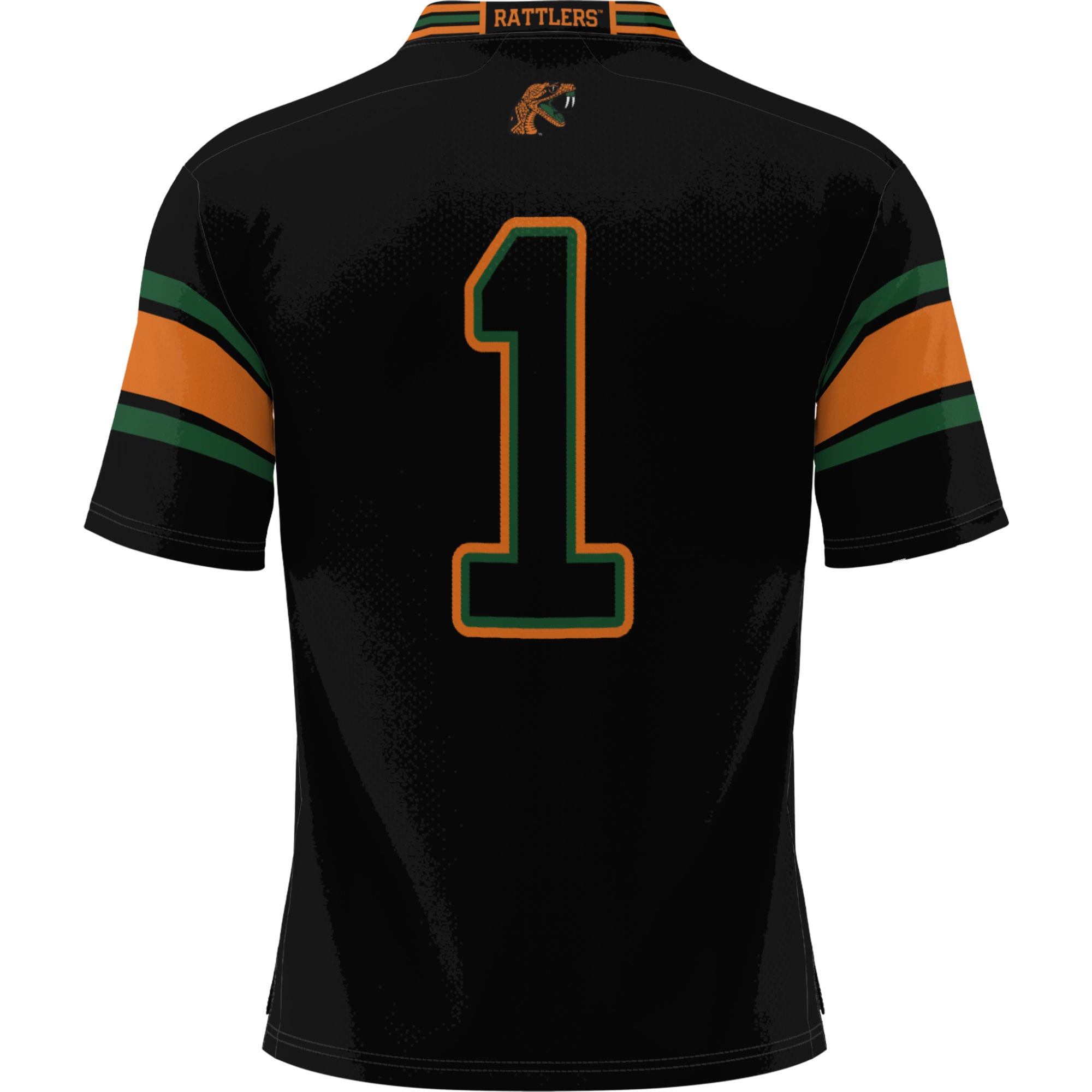 #1 Florida A&M Rattlers GameDay Greats 2026 Season Football Jersey - Black