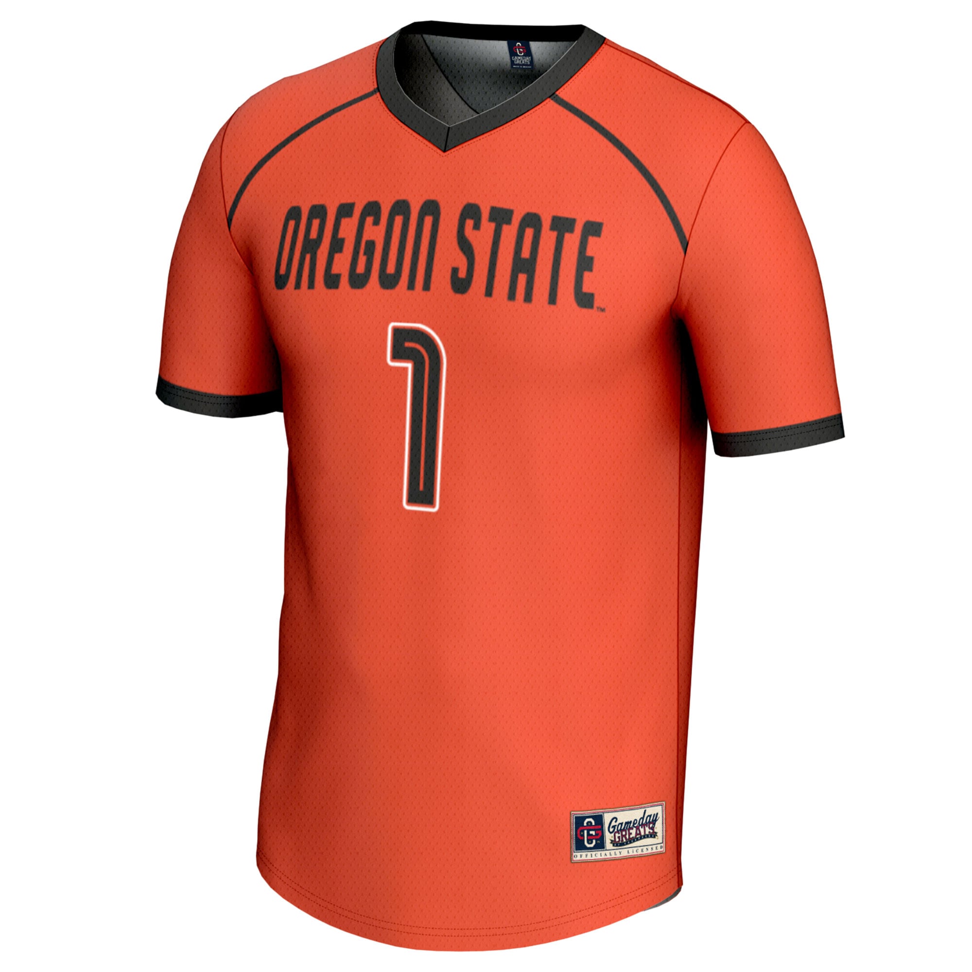 #1 Oregon State Beavers GameDay Greats Youth Women's Lacrosse Fashion Jersey - Orange