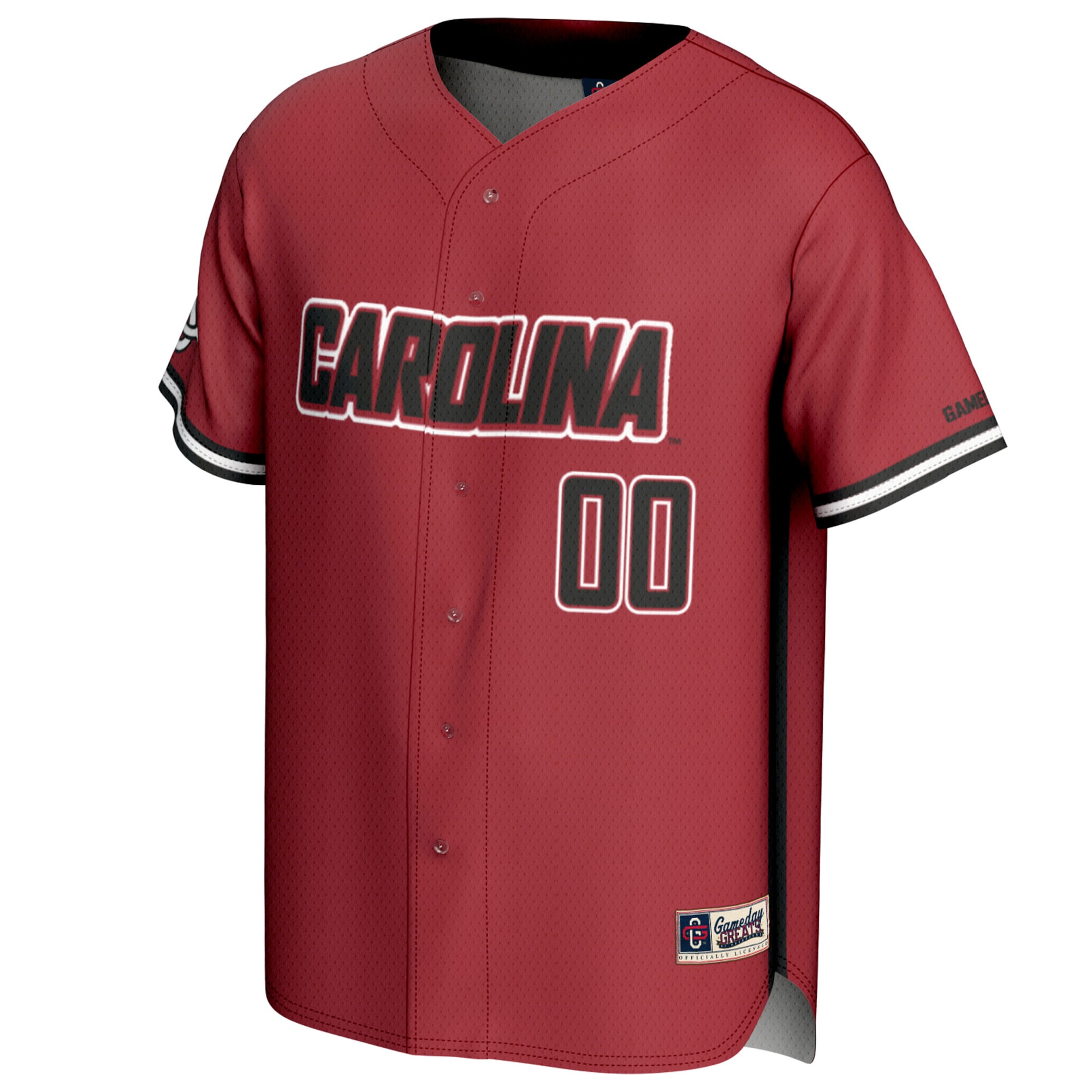 [DDG] South Carolina Gamecocks GameDay Greats Youth NIL Pick-A-Player Baseball Lightweight Jersey - Garnet