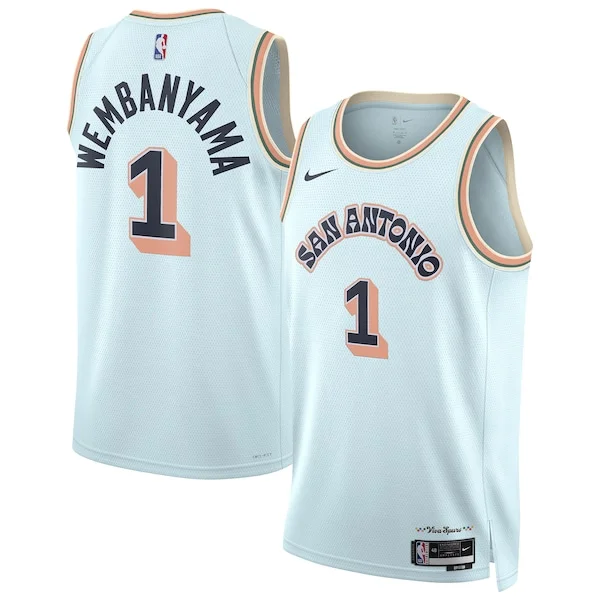 Victor Wembanyama SAS Swingman Jersey - stylish authentic - Blue