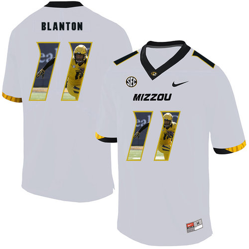 Men's None White 2024 game jersey Kendall Blanton #11 alternate