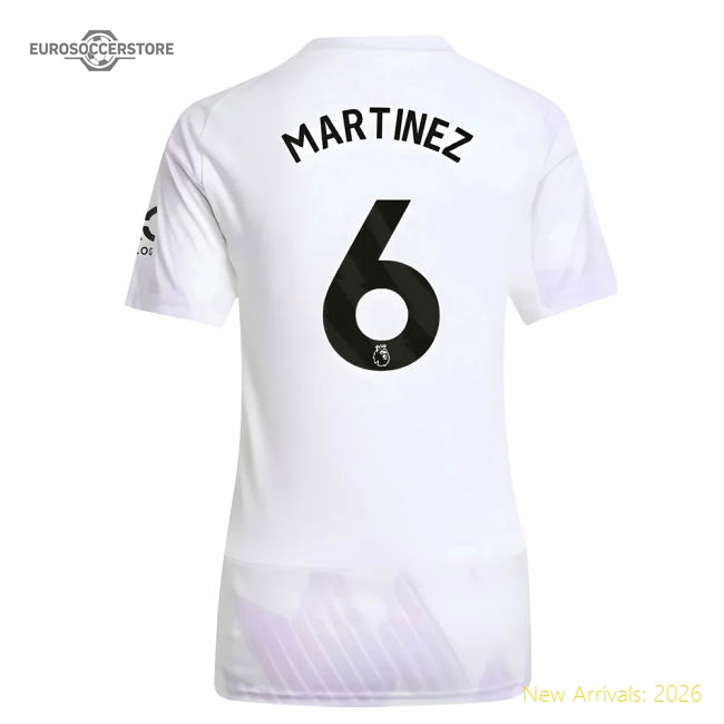 Authentic 2025-2026 Man Utd Away Shirt (womens) (martinez 6)