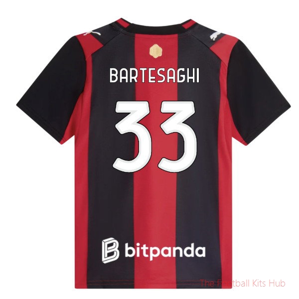 Performance AC Milan 2026-2027 Home Shirt (Kids) (Bartesaghi 33)