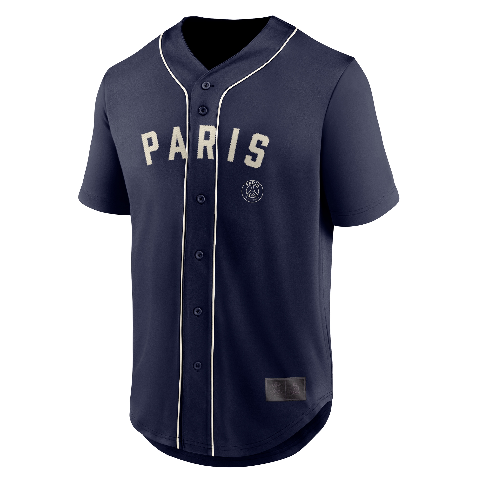 [LK] Paris Saint-Germain Oversized Baseball Jersey - Navy
