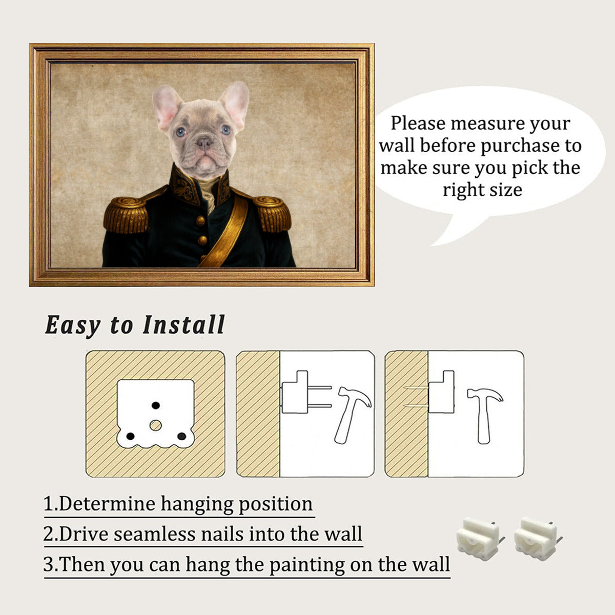 Framed Poster • Wall Decoration Frenchie Themed Wear | Stylish Look