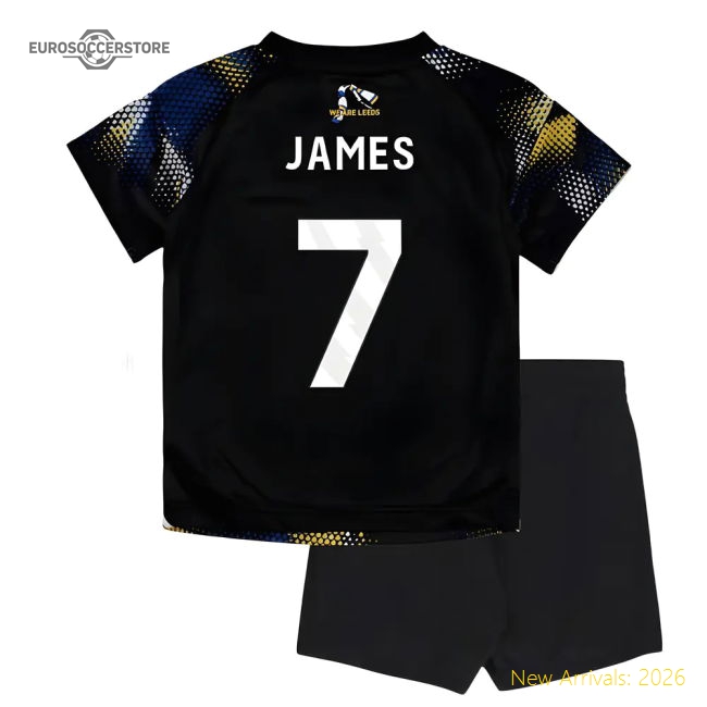 2025-2026 Leeds United Third Baby Kit James 7 Fan Edition