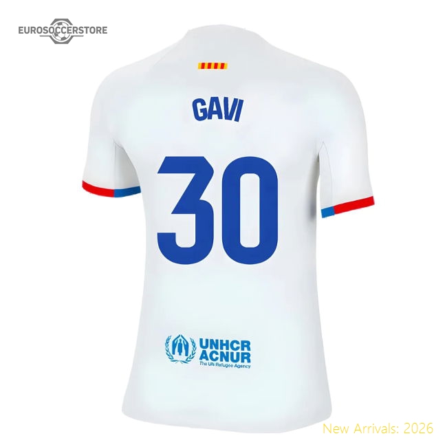Barcelona Away Premium Jersey Lightweight Breathable Moisture-wicking
