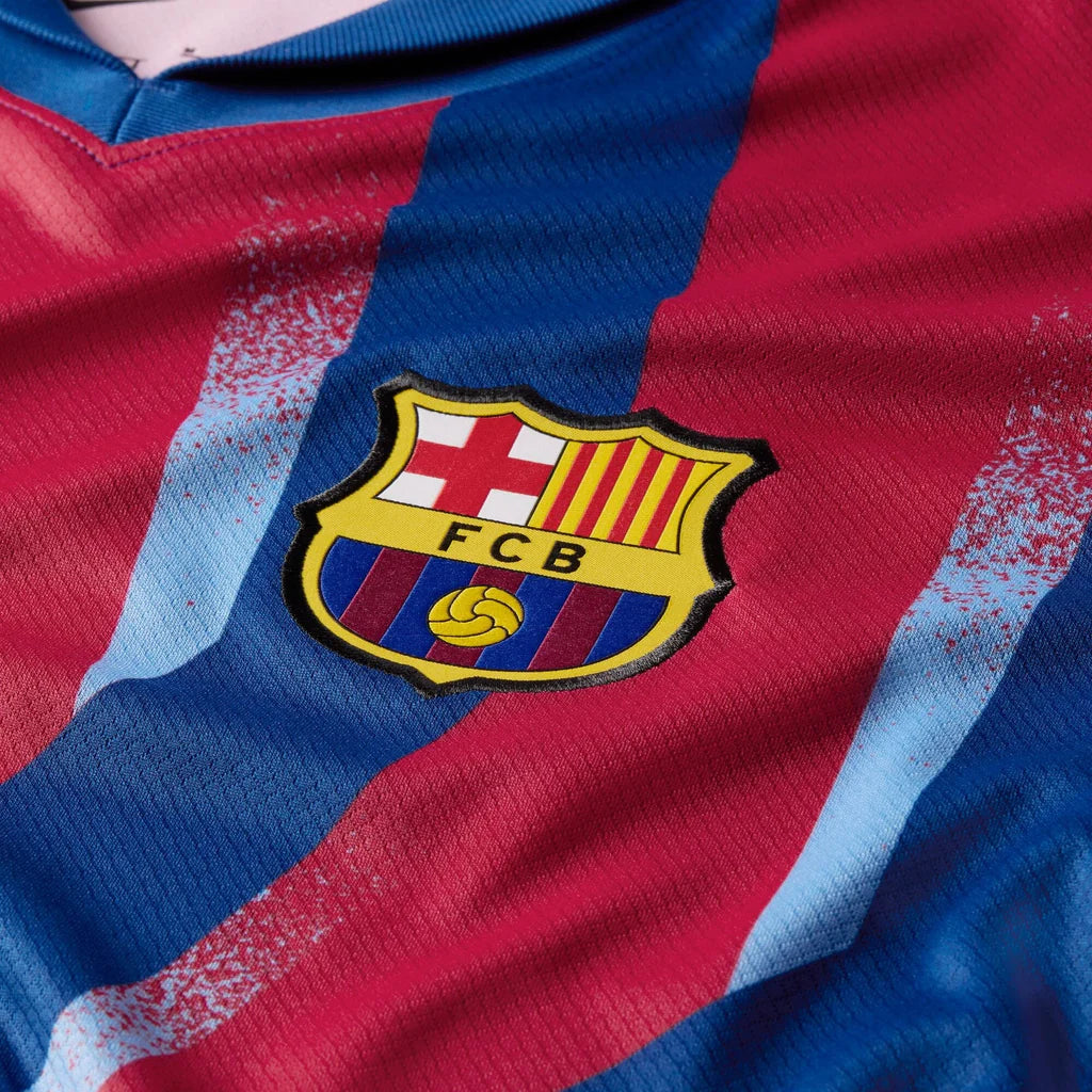 Barcelona Patches 2025-2026 La  Home Jersey – Authentic Shirt