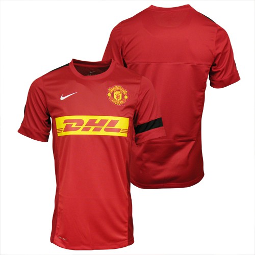 2013 Manchester United Red Training Jersey Shirt - Official Replica