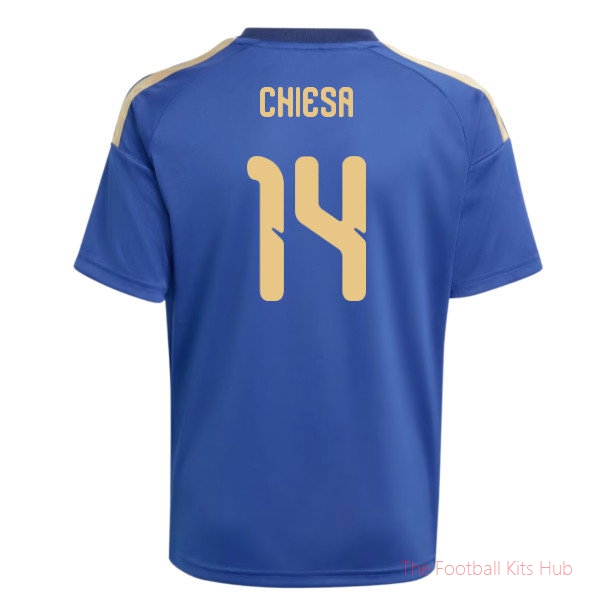 [LK] 2026/27 Italy Home Jersey (Kids) (Chiesa 14) Jersey