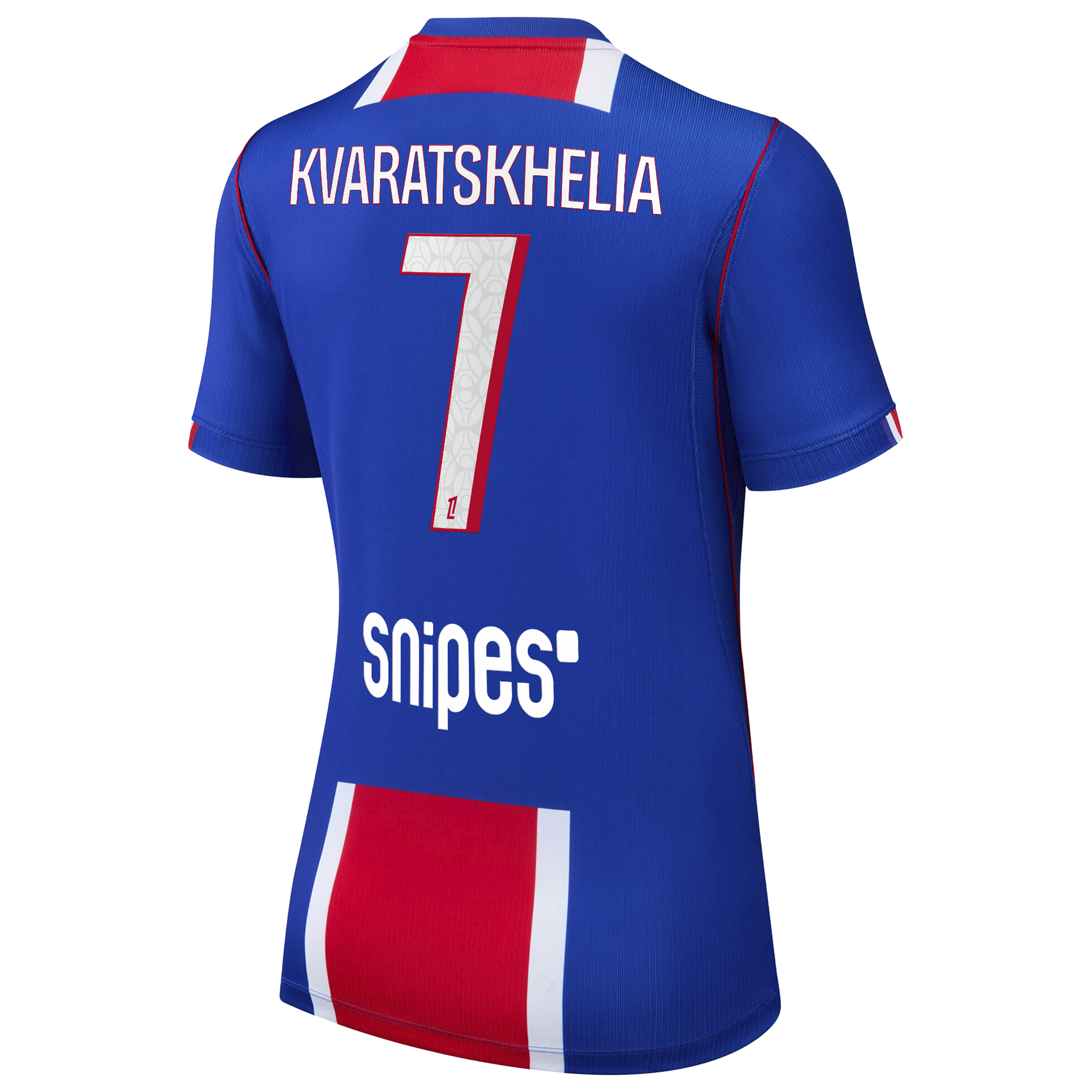 [JED] Khvicha Kvaratskhelia Paris Saint-Germain Women's 2026/27 Home Stadium Replica Jersey - Blue