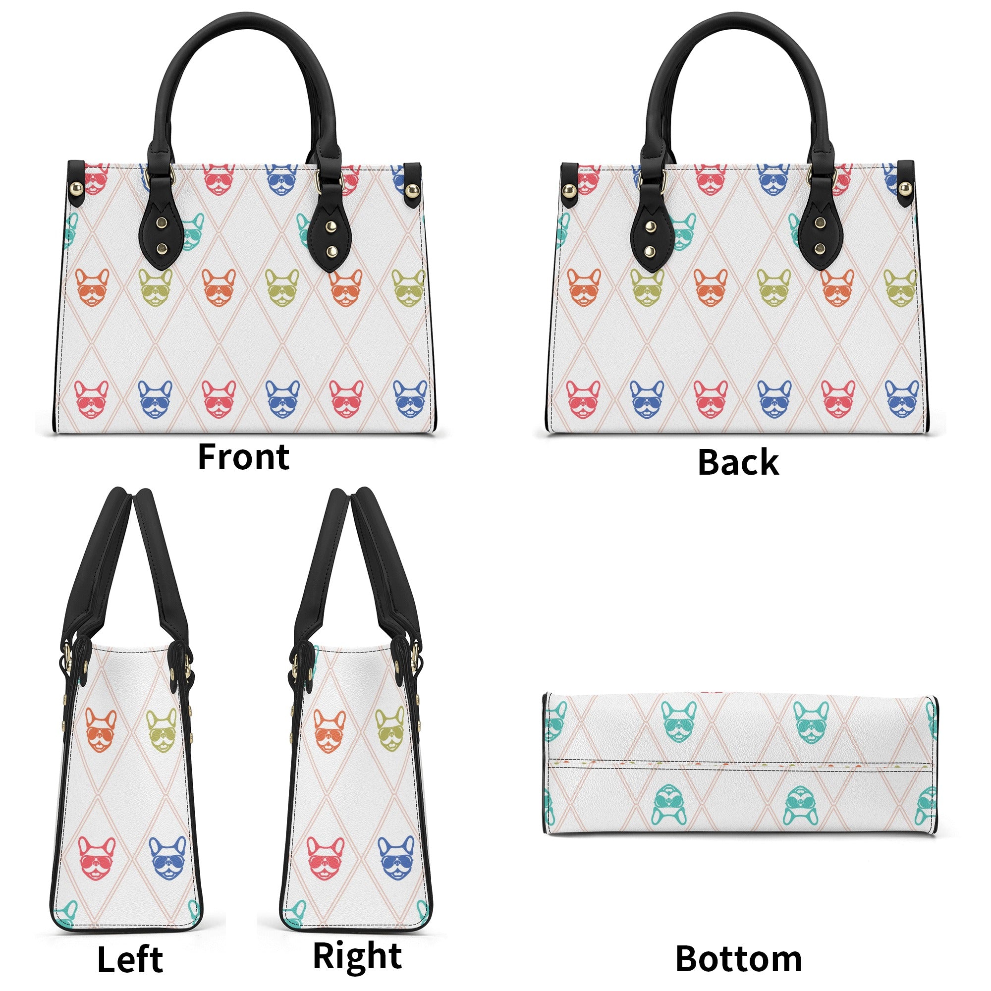 Sophie- - Durable Luxury Women Handbag For French Bulldogs