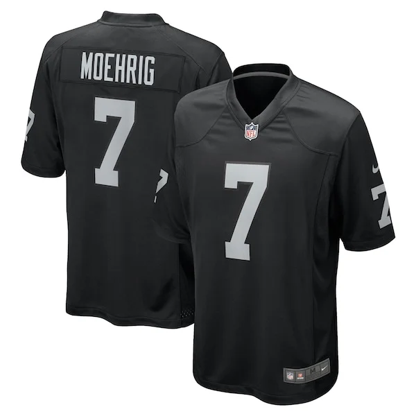 None Moehrig Las Game Jersey - Black | NFL Player Jersey | NFL Footbal