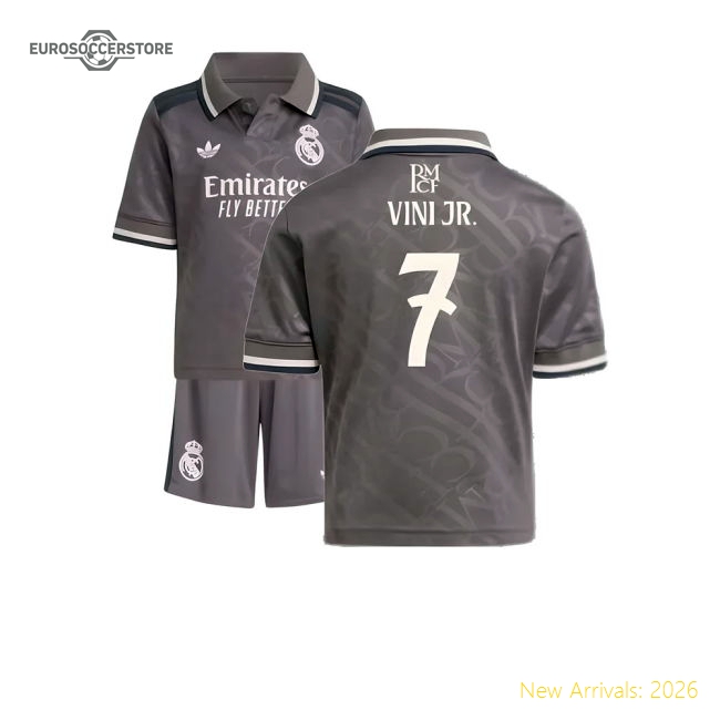 Real Madrid Children 2024 Third Jersey Shirt Football Fan Football Fan Game Day Football Fan Gear