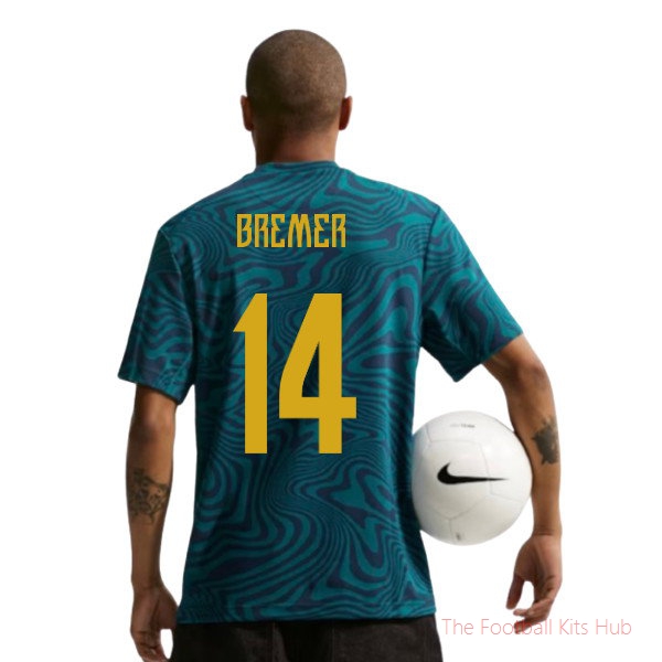 Pro Brazil Primary Dri-Fi 2026-2027 T-Shirt (Bremer 14)