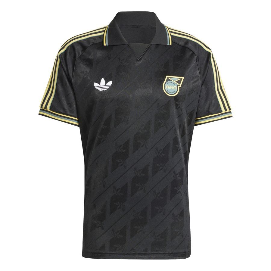 Jamaica T Shirt Lifestyler Jet Black Adidas National Team Wear