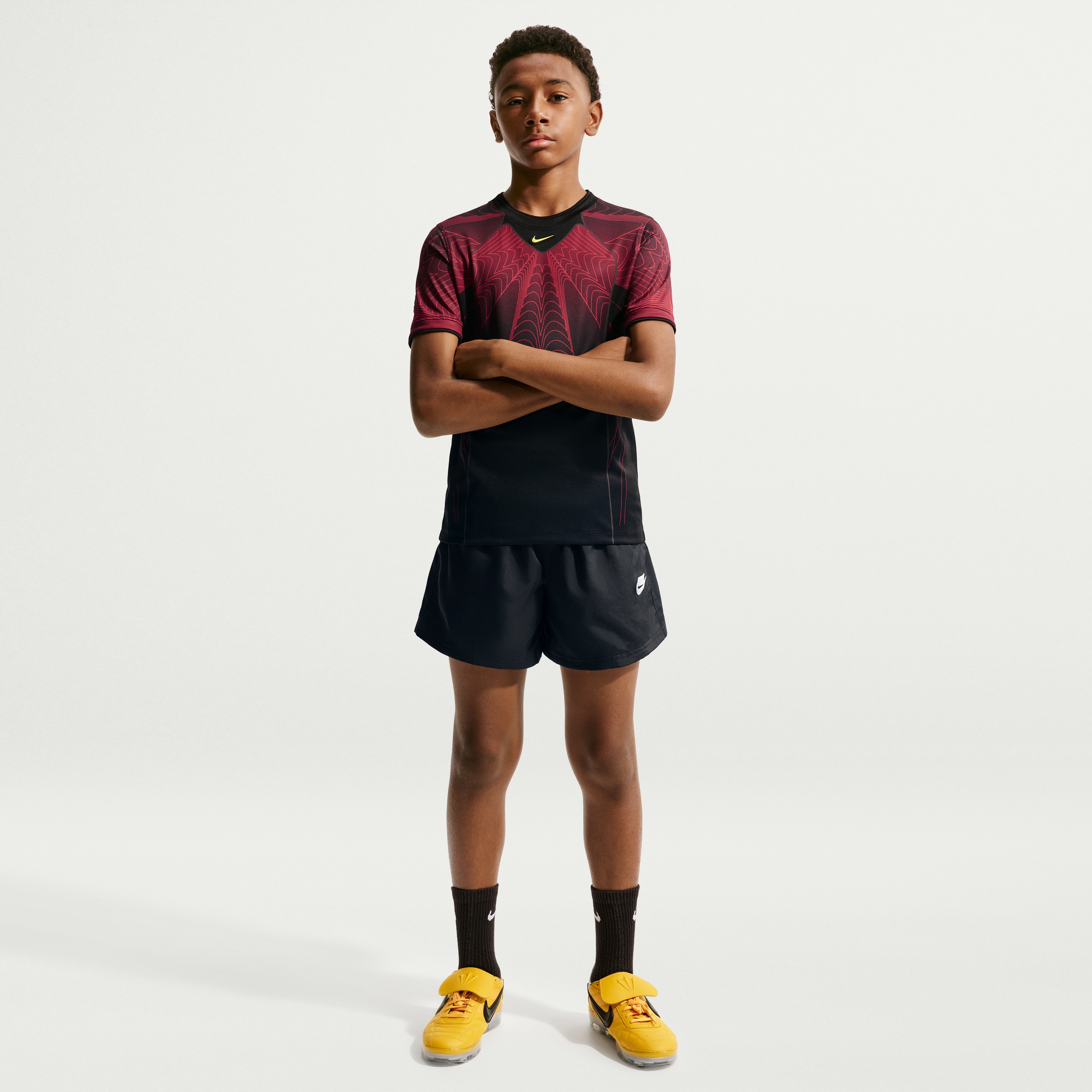 [LK] Canada Soccer x NOCTA Youth 2026 Dri-FIT Pre-Match Jersey Top - Black