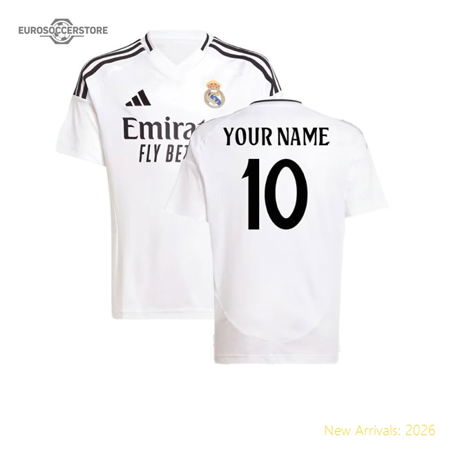 Real Madrid Children 2024 Home Jersey Shirt Football Fan Football Fan Game Day Apparel