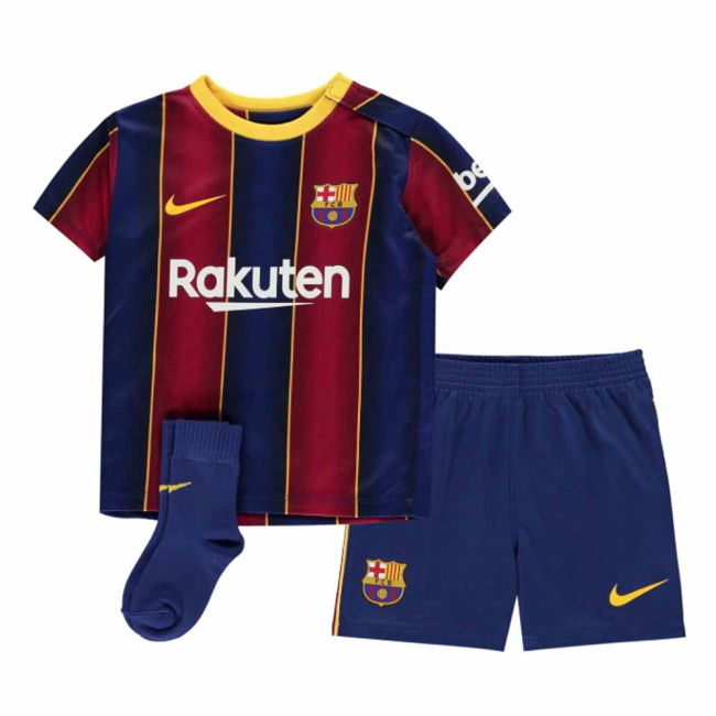 2020-2021 Barcelona Home Football Shirt Reinforced Seams