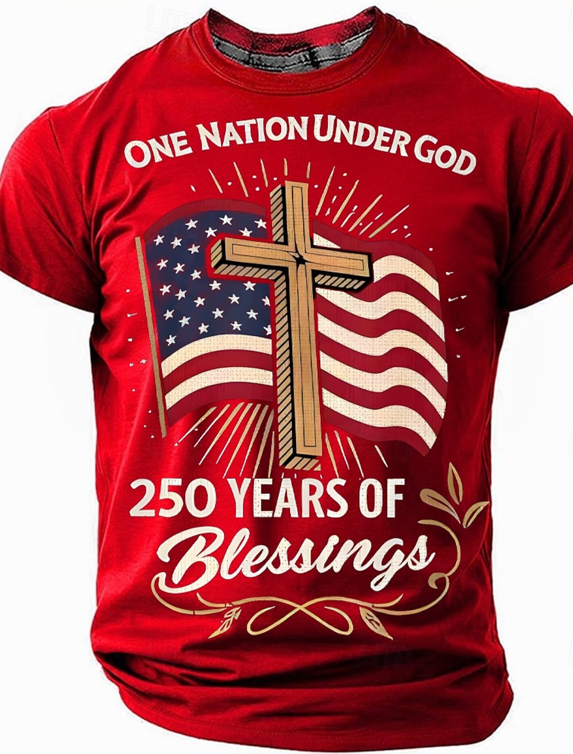 4th of July 2026 250th Memorial Day T-Shirt