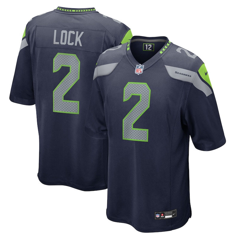 None Drew Lock SEA Seahawks Legendary Professional Jersey Game Day Wea