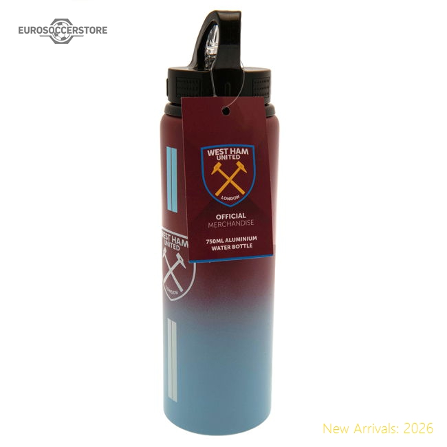 Superior West Ham United Fc Aluminium Drinks Bottle St - Official Edition