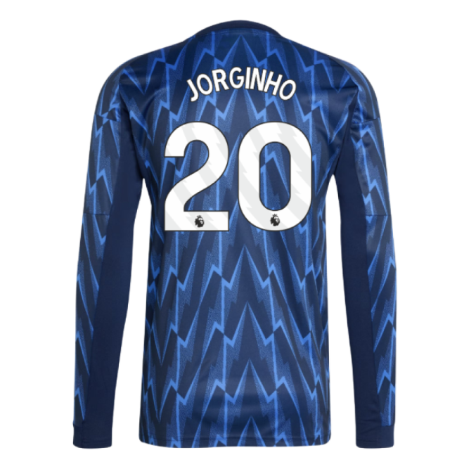 2025-2026 Arsenal Long Sleeve Away Shirt (Jorginho 20)