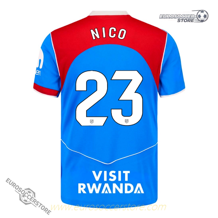 2025-26 Atletico Madrid Third Jersey NICO 23