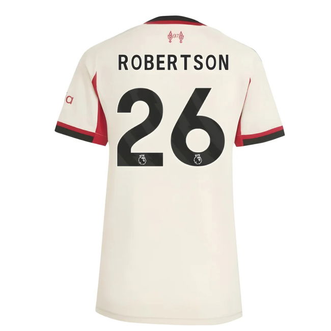 Liverpool 2025-20 Away Football Shirt Featuring Robertson 26 L M Wo...