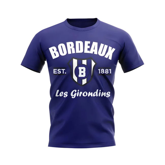 Bordeaux Established Football T-Shirt (Navy)