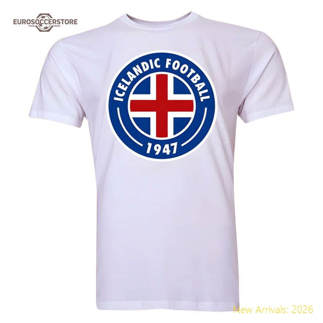 Iceland Core Logo T-Shirt (White) - Kids